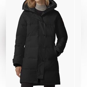 New Canada Goose Shelburne Down-Filled Parka in Black Size Small